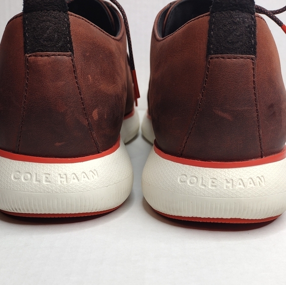 Cole Haan Men\'s Size 11M Zerogrand Omni Postman Brown Leather Oxford Shoes
